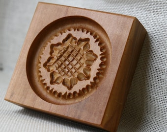 Gingerbread mold, Honey cake mold, springerle, spekulatius wooden mold, hand carved -little size