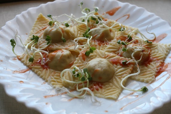 Moule à raviolis pour faire 24 Square Ravioli de 40x40 mm