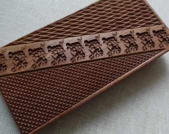 Garganelli board, Cavarola Board, Gnocchi board, Cavatelli board, Fresh Pasta wooden Board, grape pattern