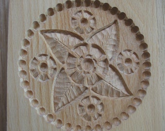 Gingerbread mold, Honey cake mold, springerle, spekulatius wooden mold, hand carved