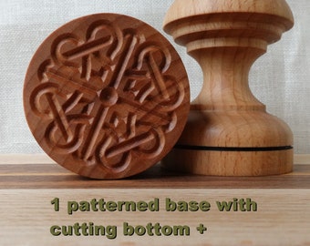 CORZETTI PASTA STAMP set- 1 base + 1 stamp (choose 1 from 10 varieties) wooden, perfect for cookies too