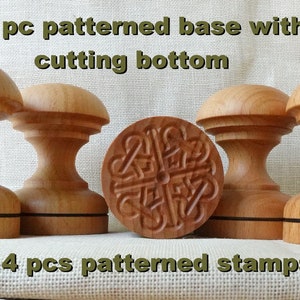 CORZETTI PASTA STAMP set- 1 base + 4 stamps (choose 4 from 9 varieties)wooden, perfect for cookies too