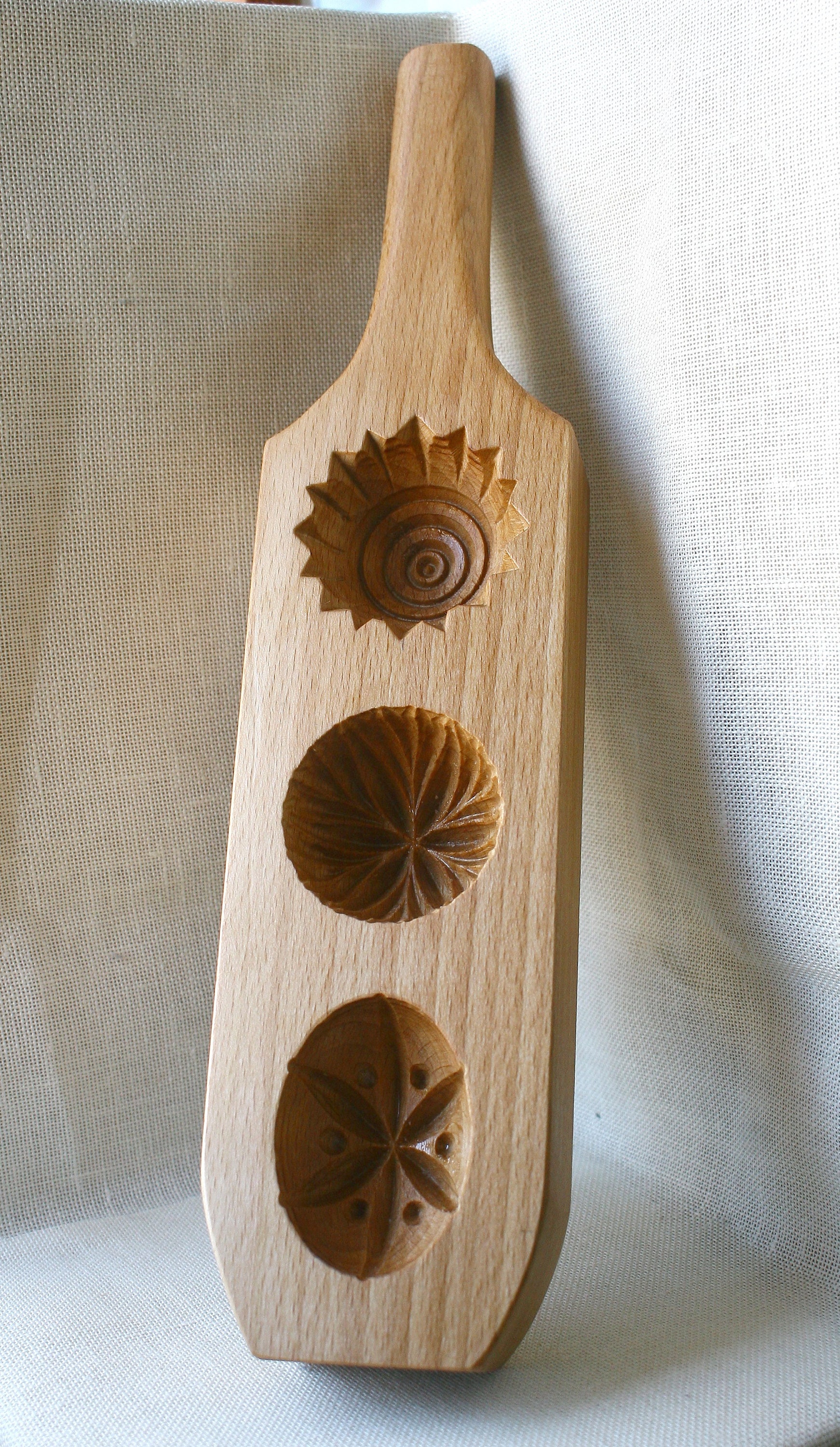 Old Handcarved Wooden Mooncake Mold