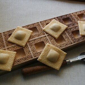 Wooden Ravioli Mold Handmade Pasta Ravioli Board Wood | WhichOne
