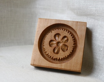 Gingerbread mold, Honey cake mold, springerle, spekulatius wooden mold, hand carved -little size