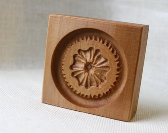 Gingerbread mold, Honey cake mold, springerle, spekulatius wooden mold, hand carved -little size