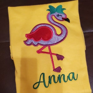 Machine embroiderer t shirt