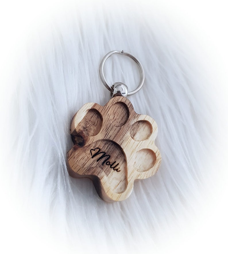 Nogeqi Hundepfote Schlüsselanhänger - Dog Mom Geschenk Für Hundebesitzer