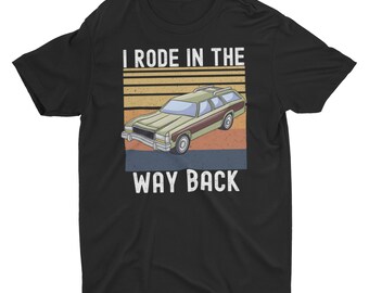 I Rode In The Way Back Retro Station Wagon Unisex Classic T-Shirt