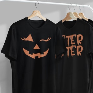 Couples Halloween Peter Peter Pumpkin Eater Unisex Classic T-Shirt, Couples Costume, Matching Couples Shirts image 6