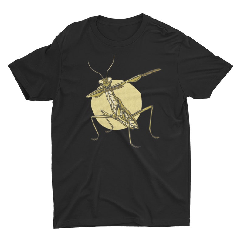 Funny Dabbing Praying Mantis T-Shirt image 1