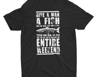 Funny Fishing Saying Unisex T-Shirt, Fishing Weekend, Lucky Fishing Shirt Gift