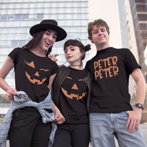 Couples Halloween Peter Peter Pumpkin Eater Unisex Classic T-Shirt, Couples Costume, Matching Couples Shirts image 7