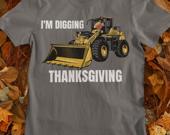 Kids Thanksgiving I'm Digging Thanksgiving T-shirt