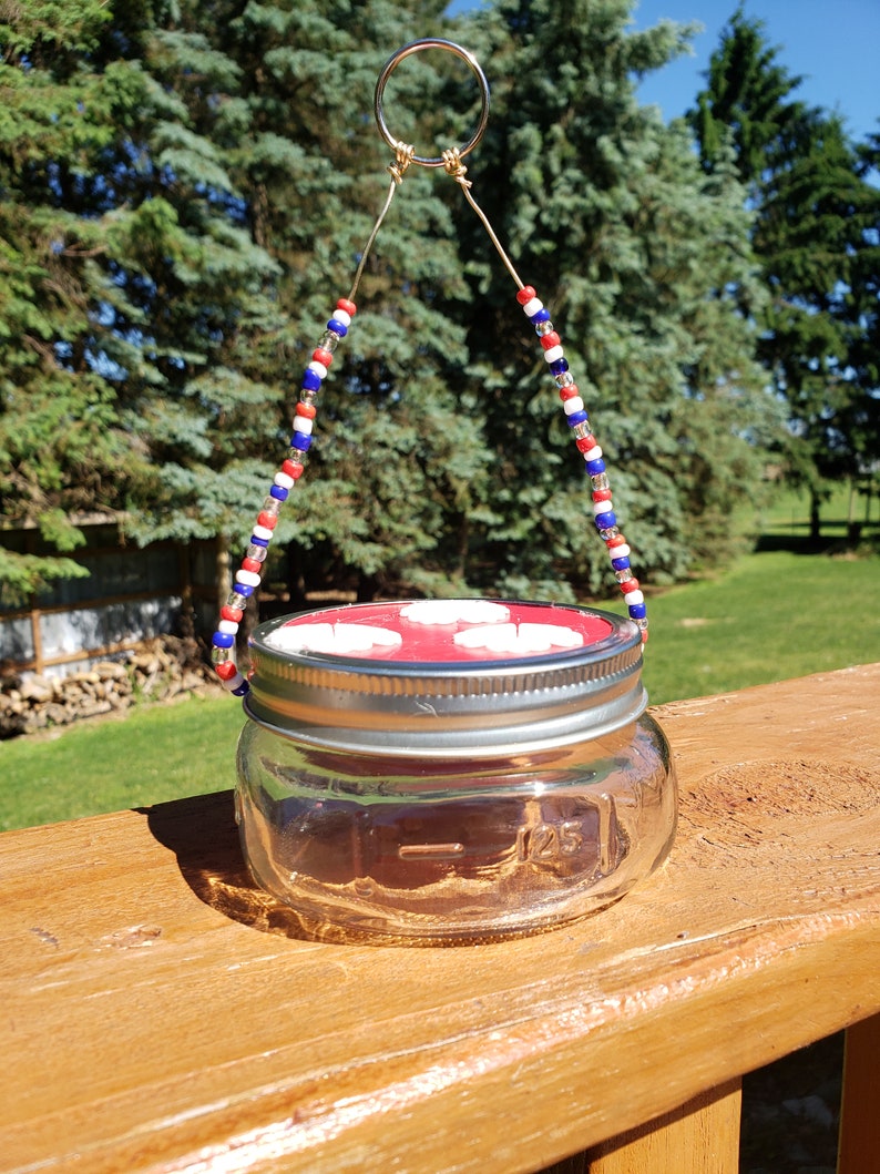 Mason Jar Hummingbird feeder Etsy