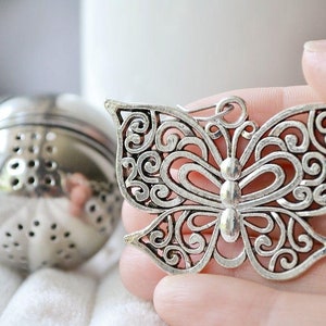 Butterfly Tea Infuser Ball: Stainless Steel Loose Leaf Tea Strainer