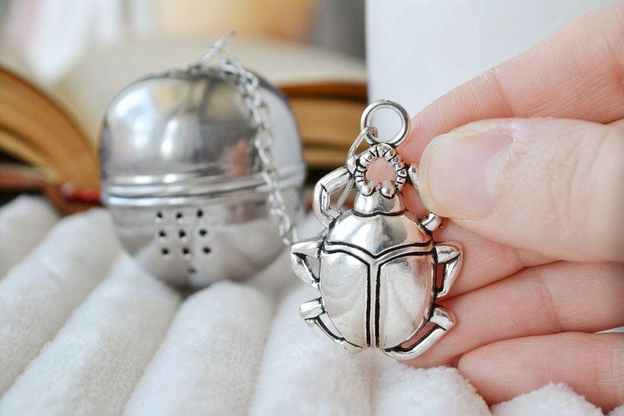 Scarab Beetle Tea Infuser Stainless Steel Mesh Tea Strainer Gift for ...