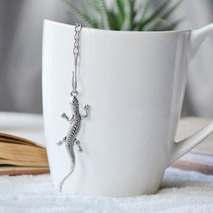 Infusor de té con forma de lagarto, lindo infusor de té de hojas sueltas, regalo para la abuela, regalo para el día de la madre