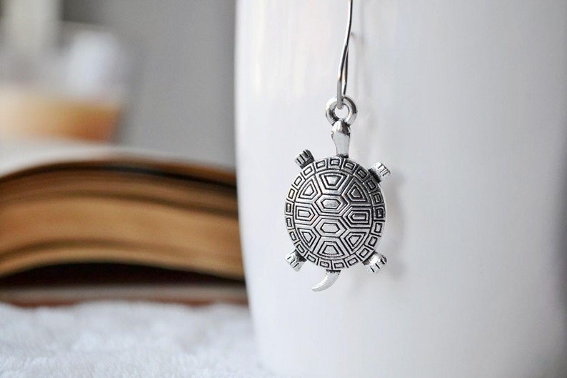 Tea Ball with Turtle Charm tea strainer loose tea favour tea infuser tea brewing mesh tea ball diffuse sea turtle Mother's day gift image 4