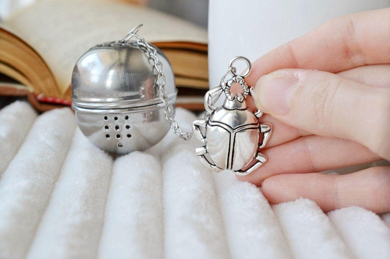 Scarab Beetle Tea Infuser Stainless Steel Mesh Tea Strainer Gift for ...