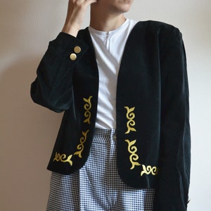 Velvet blazer women, Vintage black blazer, velvet jacket women, black jacket for woman
