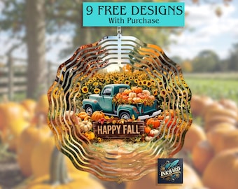 Vintage Truck Country Glücklicher Herbst Sonnenblume Schmetterling Vibes Kürbis Windspiel Sublimation Digitales Design Nur Instant Download Garten PNG