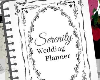 Step-by-step wedding planner printable / mother of the bride wedding planning / bride planner / minimal wedding planner / engagemet gift