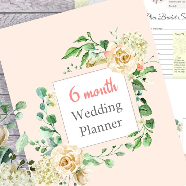 Wedding Planner Printable - Etsy