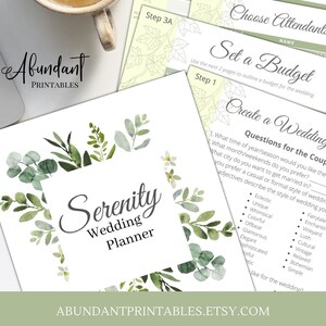18-Month Wedding Planner Printable / personalized wedding planner / wedding checklists / wedding organizer / DIY wedding planning binder pdf