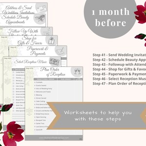 6-month Wedding Planner Printable / Ultimate Wedding Plan Checklist for ...