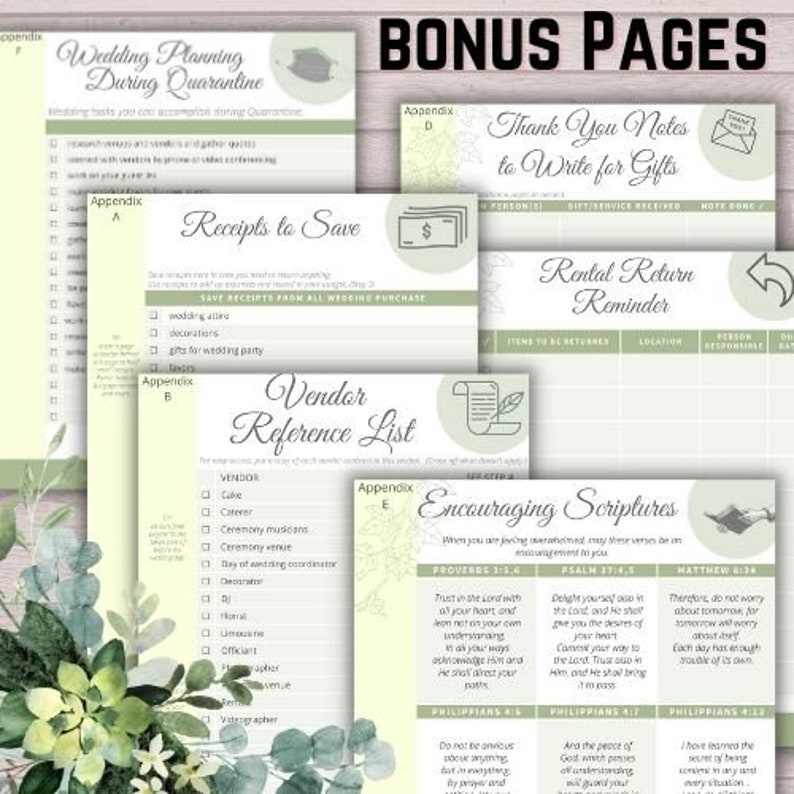 24-month Wedding Planner Printable Step-by-step Wedding Guide for Your Wedding Planning Notebook ...