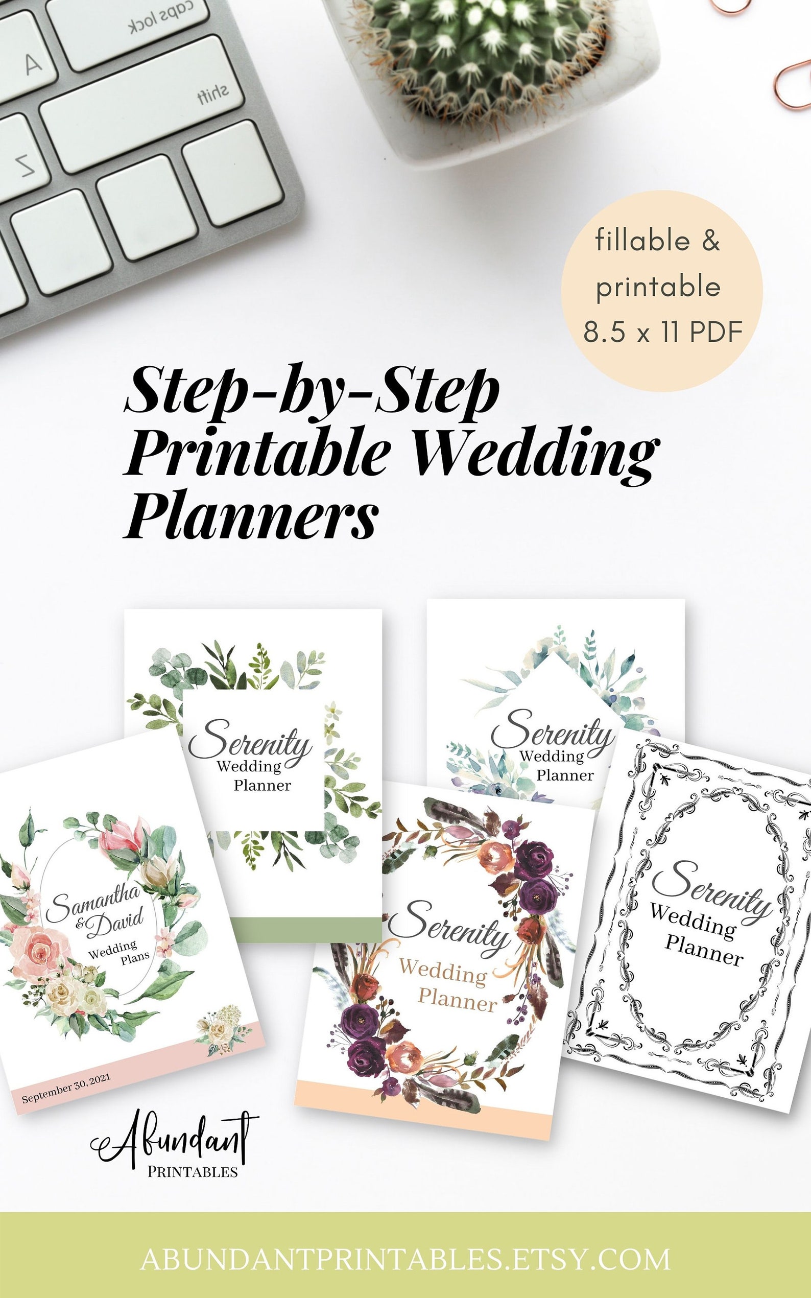 18month Wedding Planner Printable / Personalized Wedding Etsy