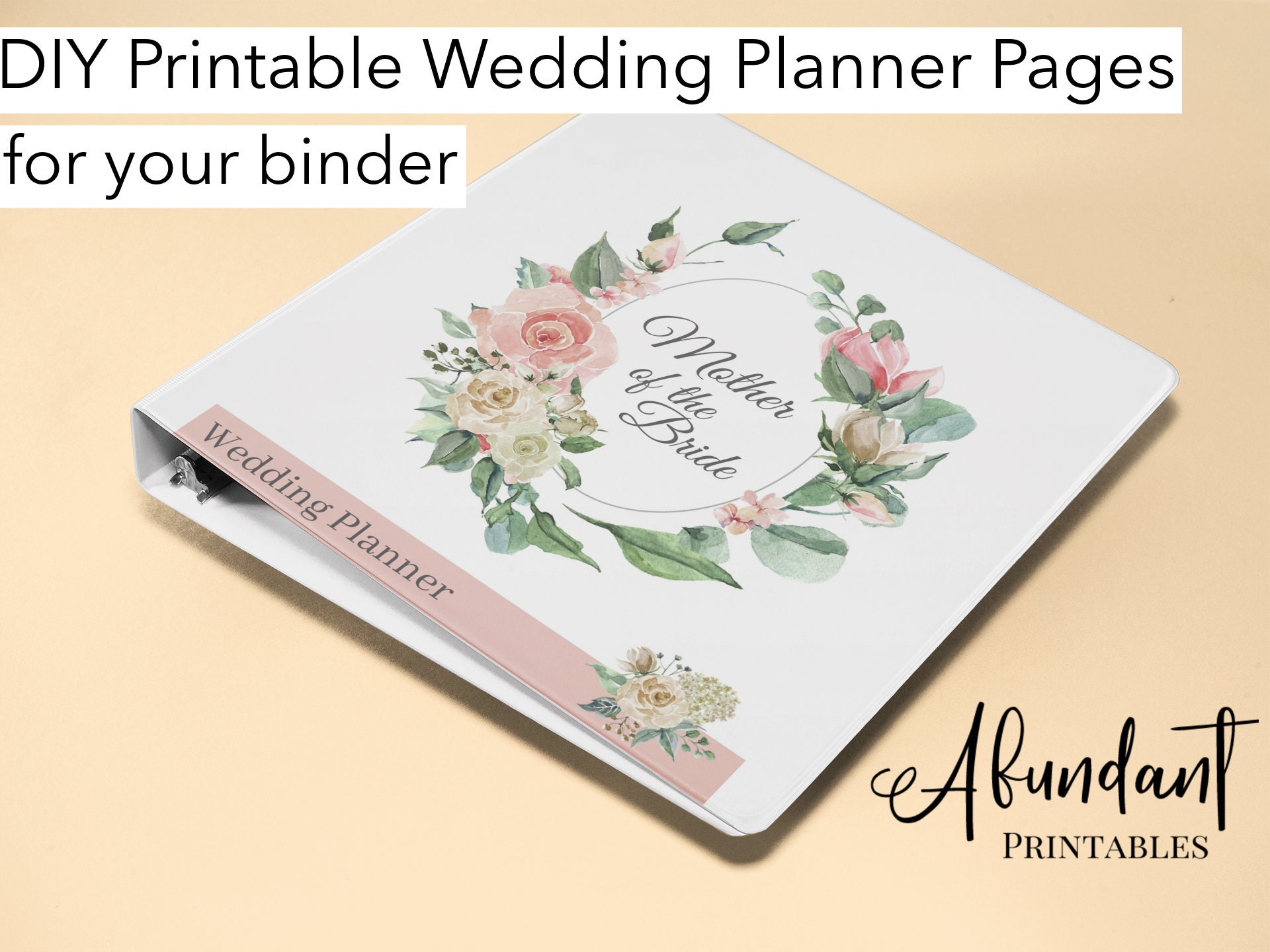 4-month Wedding Planner Printable - Wedding Planner Book - Wedding ...