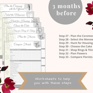 6-month Wedding Planner Printable / Ultimate Wedding Plan Checklist for ...