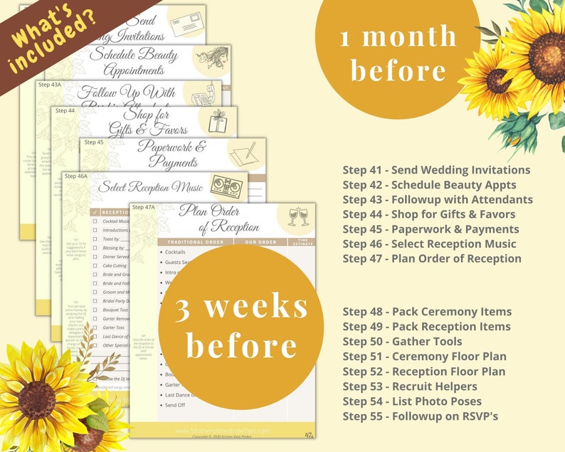 6-month Wedding Planner Printable / Ultimate Wedding Plan - Etsy
