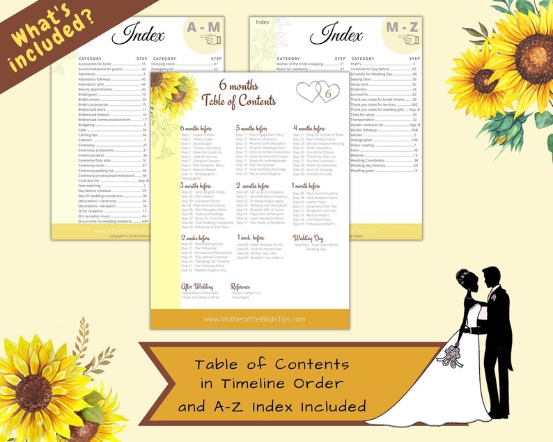 6-month Wedding Planner Printable / Ultimate Wedding Plan - Etsy