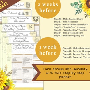 6-month Wedding Planner Printable / Ultimate Wedding Plan Checklist for ...
