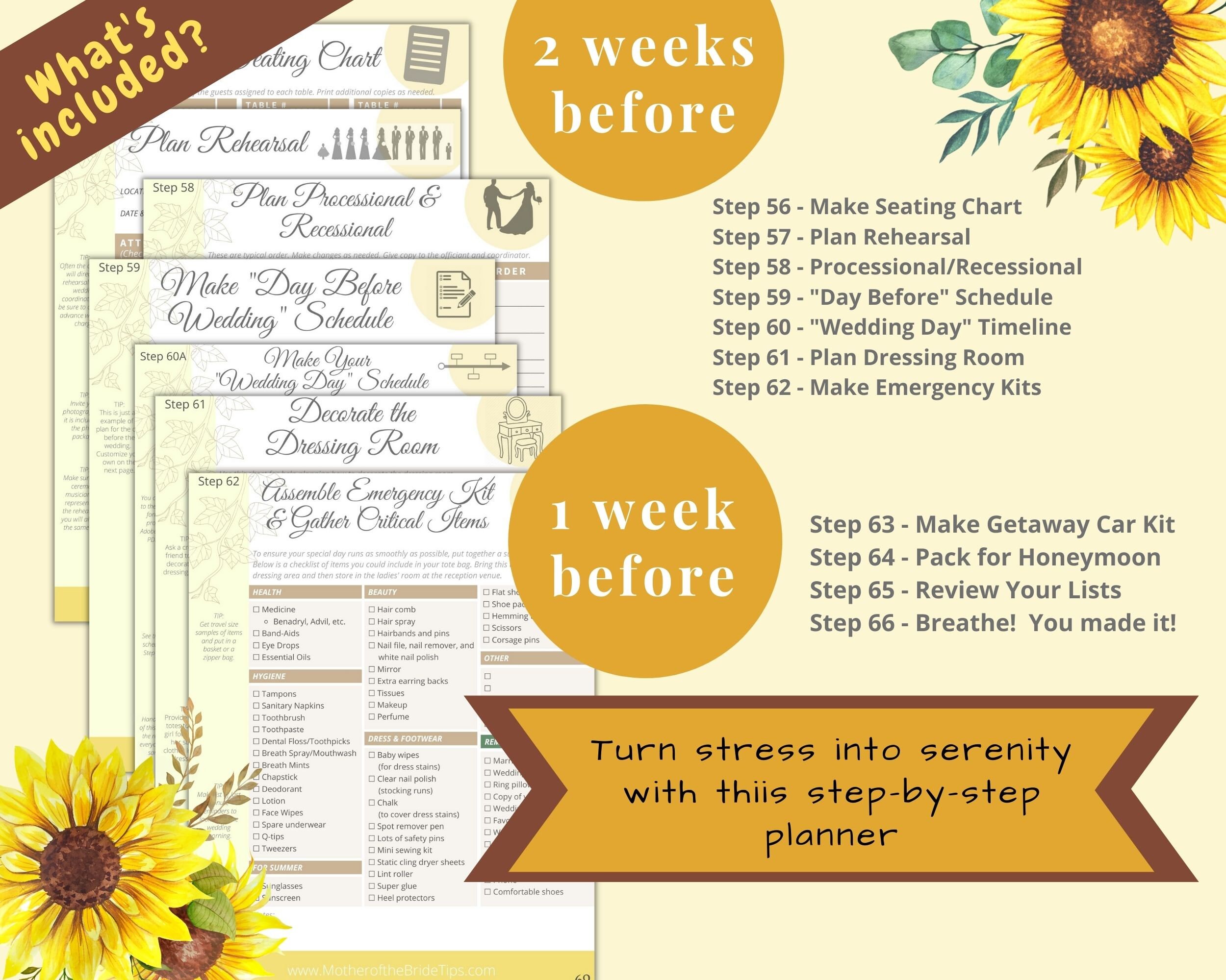 6-month Wedding Planner Printable / Ultimate Wedding Plan - Etsy