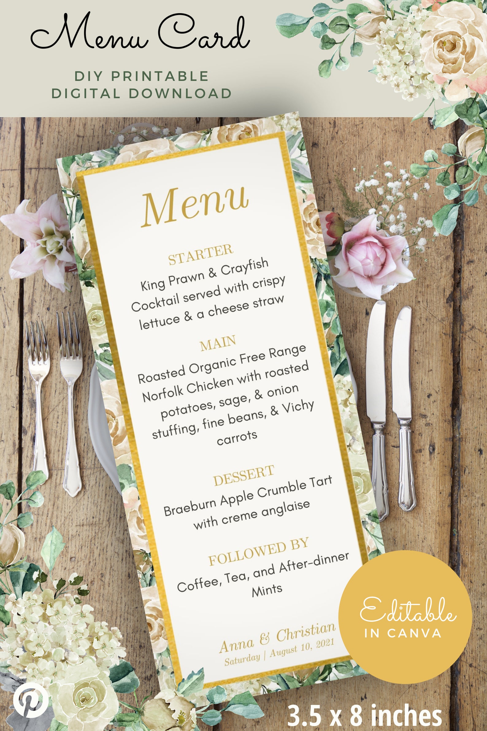 Canva Template Invitation Editable Wedding Stationery Bundle | Etsy