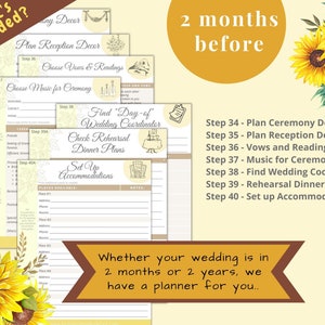 6-month Wedding Planner Printable / Ultimate Wedding Plan Checklist for ...