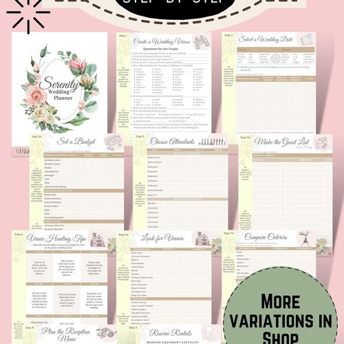 4-month-wedding-planner-diy-wedding-planner-book-printable-etsy