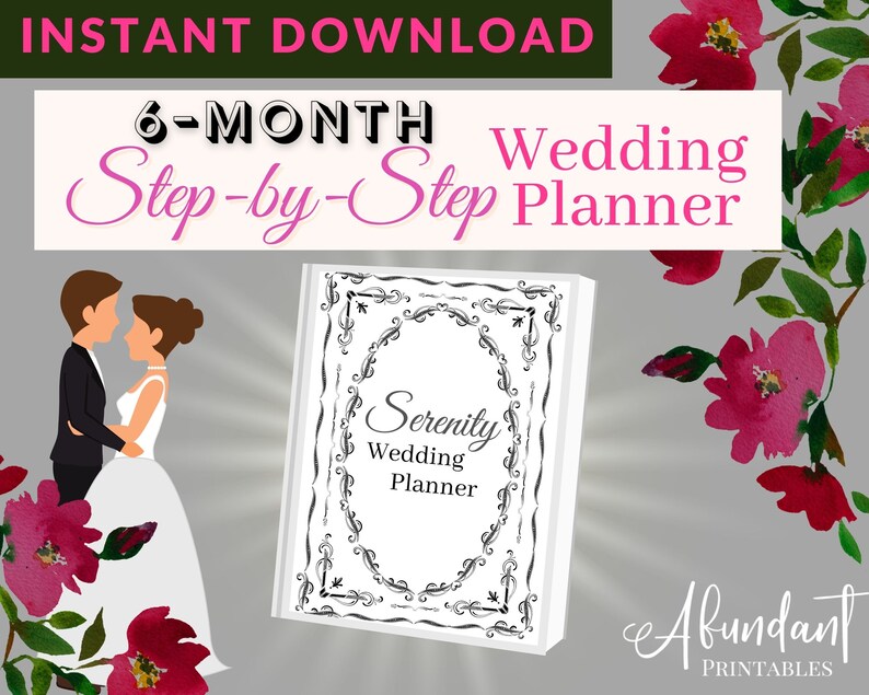 6-month Wedding Planner Printable / Ultimate Wedding Plan Checklist for ...