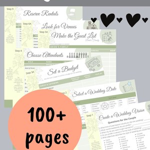 6-month Printable Wedding Planner - PDF Download With Wedding Timeline ...