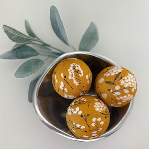 Decorative bowl fillers / Rag balls / Farmhouse