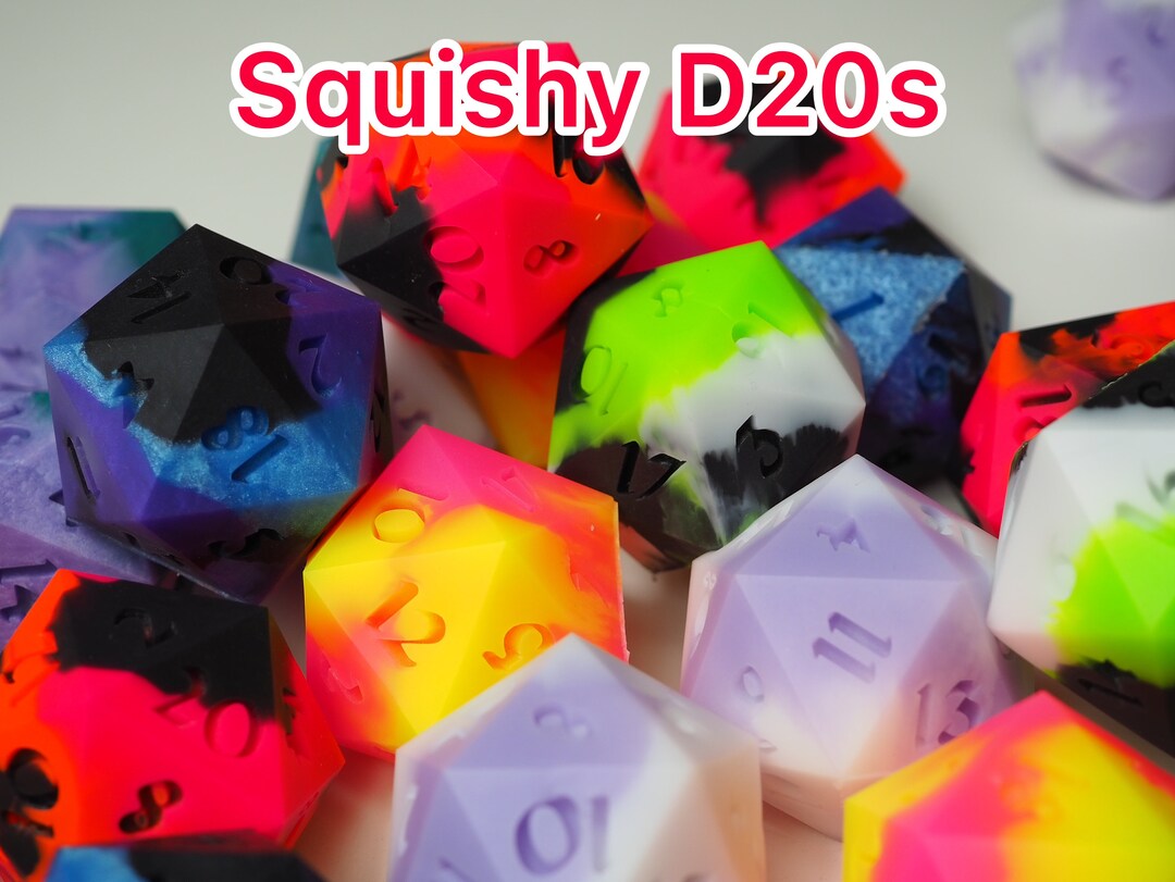 Squishy Dice Dnd Dnd Gifts Dnd Dice Dice Candy Dice Dice Set Giant D20 D20 Squishy Jumbo D20 Dnd