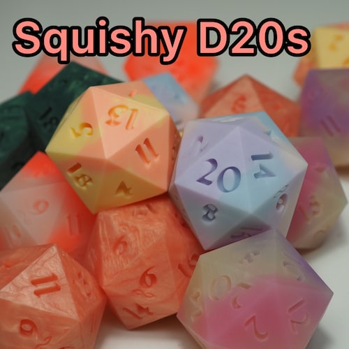 tandlæge helgen Intakt Squishy Dice Dnd Dnd Gifts Dnd Dice Dice Candy Dice - Etsy