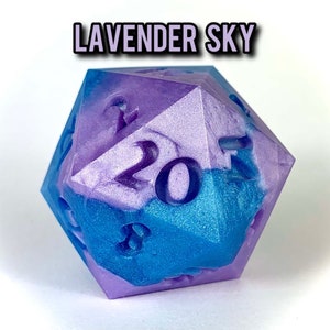 Squishy Dice dnd dnd Gifts dnd dice dice candy dice dice set giant D20 D20 squishy jumbo D20 dnd gift D20 dice Lavender Sky