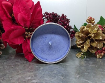 Maine Made 4oz Soy Wax Candle Homemade Soy Candle Hand Poured Soy Candle Maine Candle Rustic Tin Coonhound Mom MADE TO ORDER