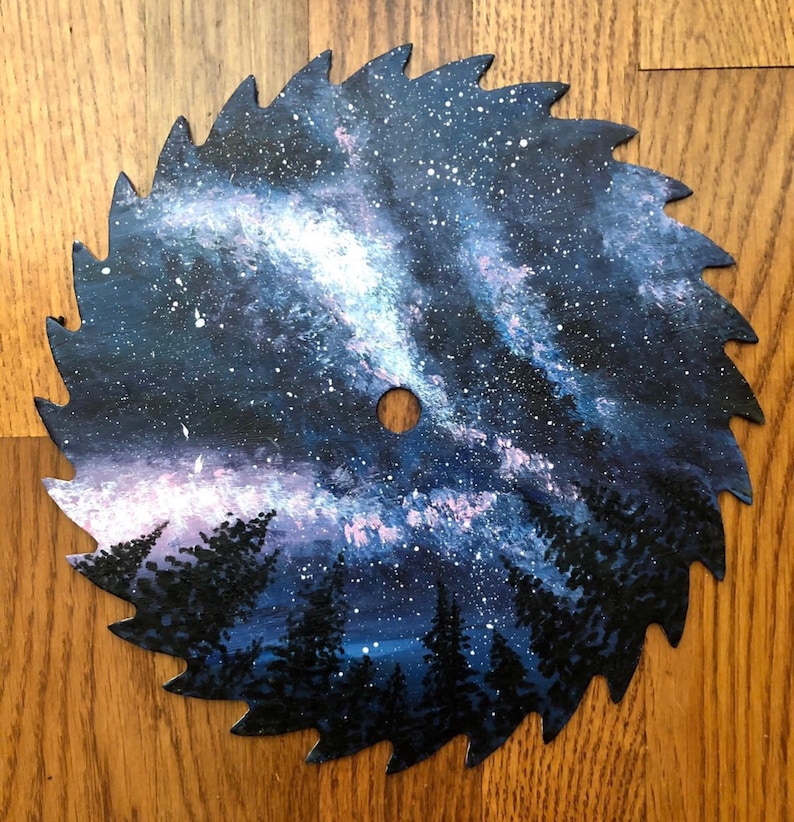Custom Saw Blade Painting Etsy