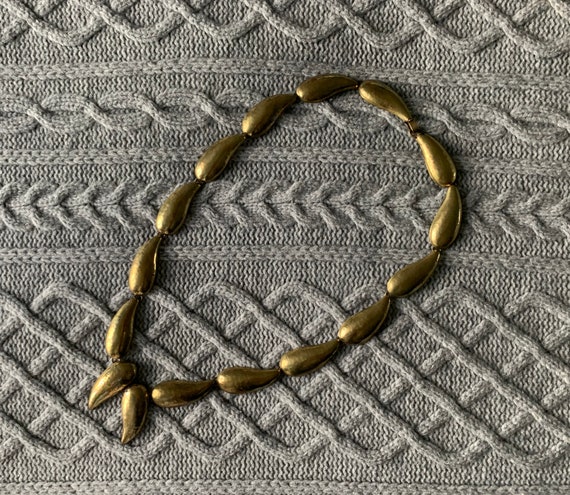 Brass Statement Necklace
